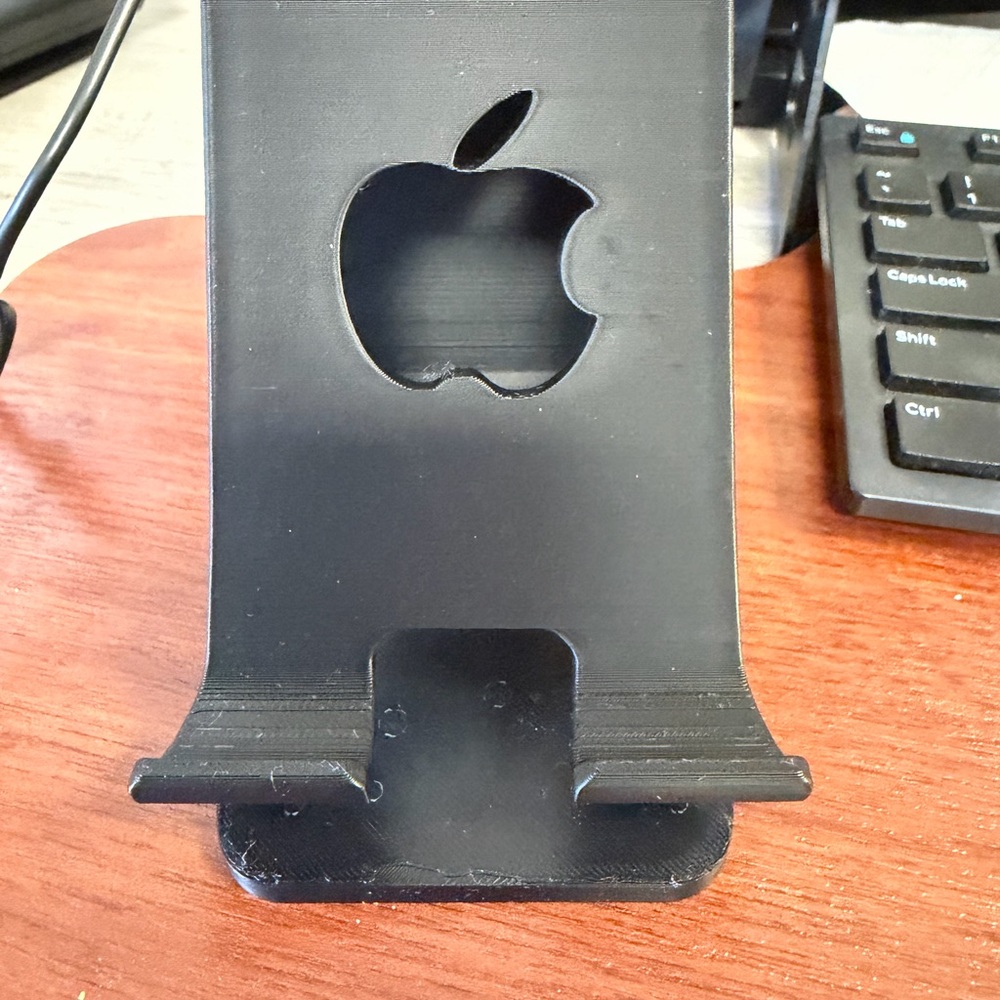 Apple Black Desktop Phone & Tablet Holder